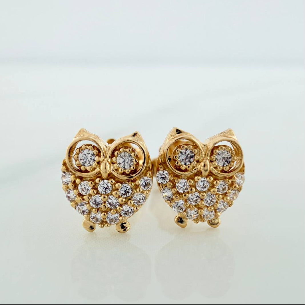 Topos Buho 1.45gr / 7.6mm Oro Amarillo 18K %