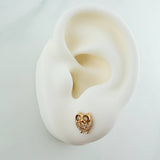 Topos Buho 1.45gr / 7.6mm Oro Amarillo 18K %