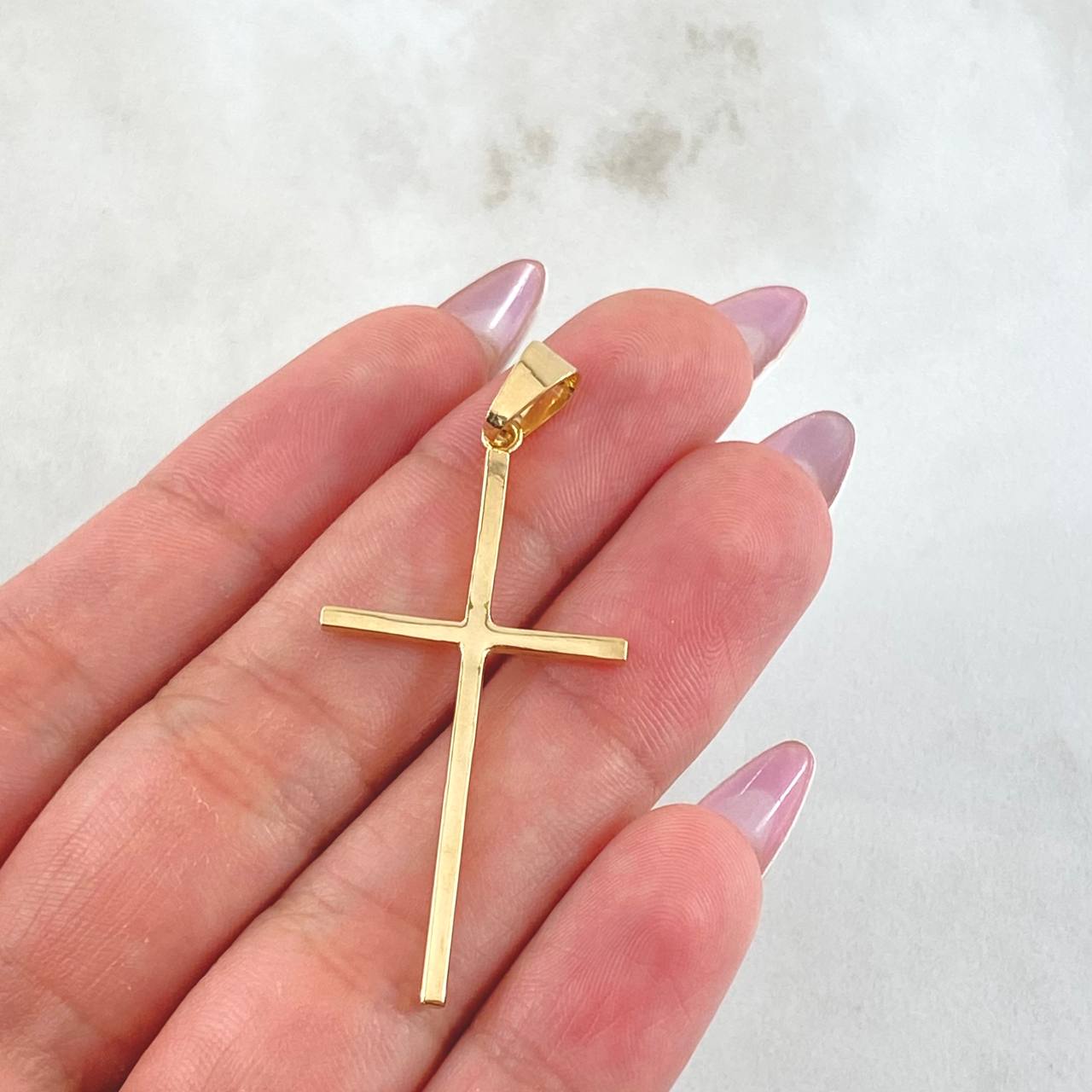 Dije Crúz 2.35gr / 5cm / Oro Amarillo 18K