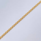 Pulso China 1.85gr / 19.5cm / 2.1mm Oro Amarillo +1 18K &