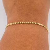 Pulso China 1.85gr / 19.5cm / 2.1mm Oro Amarillo +1 18K &