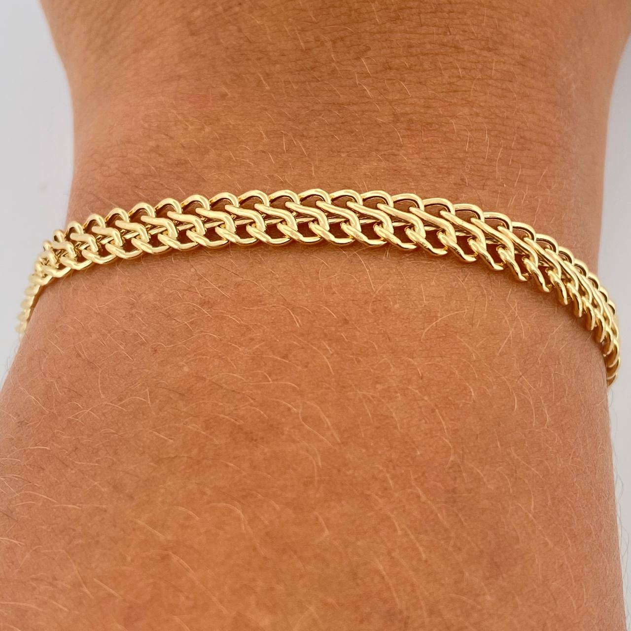 Pulso Sedusa 3.6gr / 19.5cm / 6mm Oro Amarillo +3 18K &