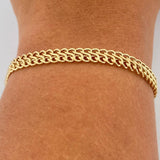 Pulso Sedusa 3.6gr / 19.5cm / 6mm Oro Amarillo +3 18K &