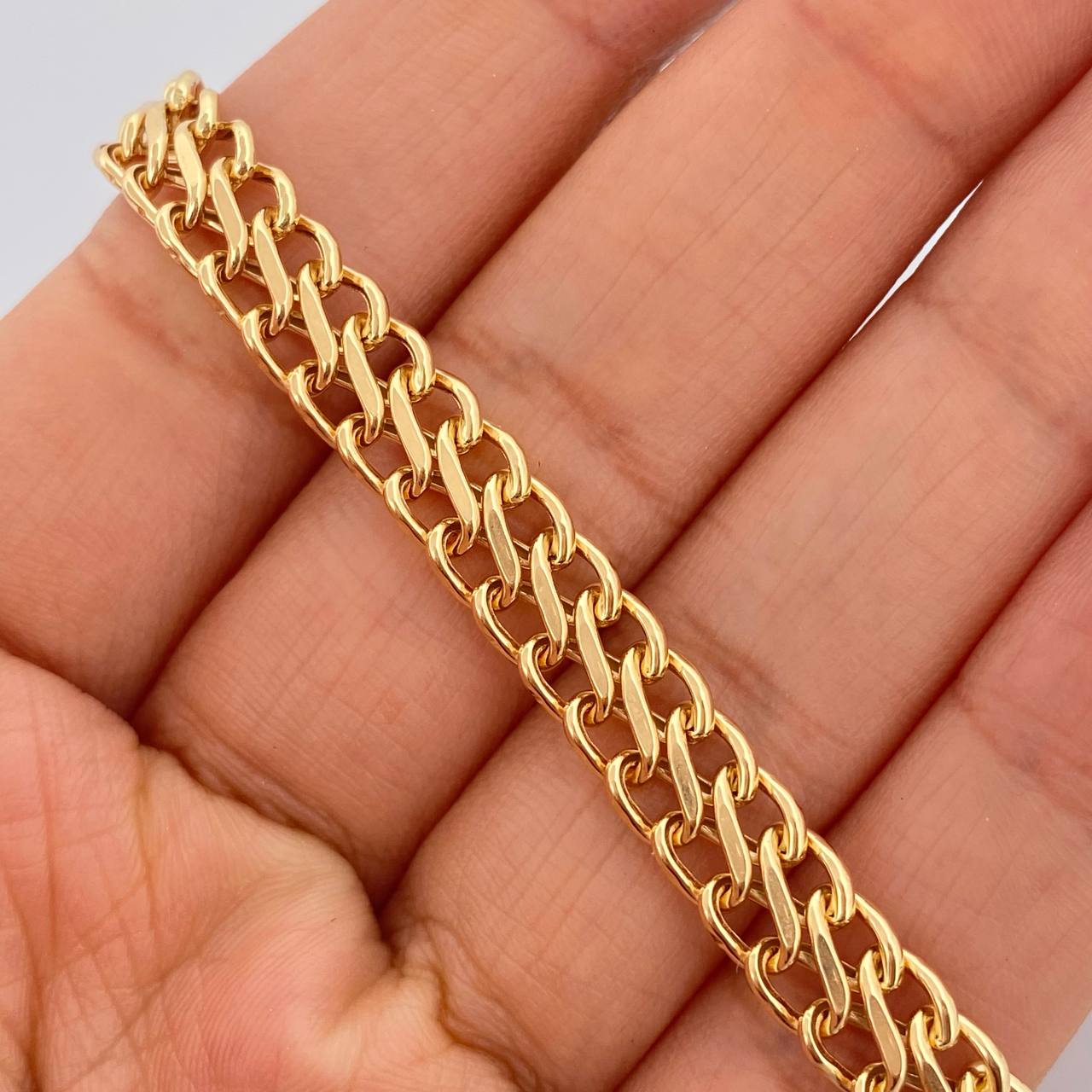 Pulso Sedusa 4.75gr / 19cm / 7.5mm Oro Amarillo +3 18K &