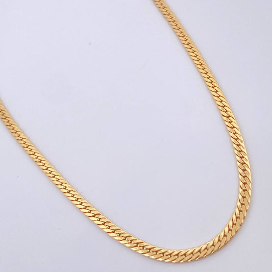 Cadena Serpiente 7.55gr / 60cm / 3mm Oro Amarillo +3 18K &