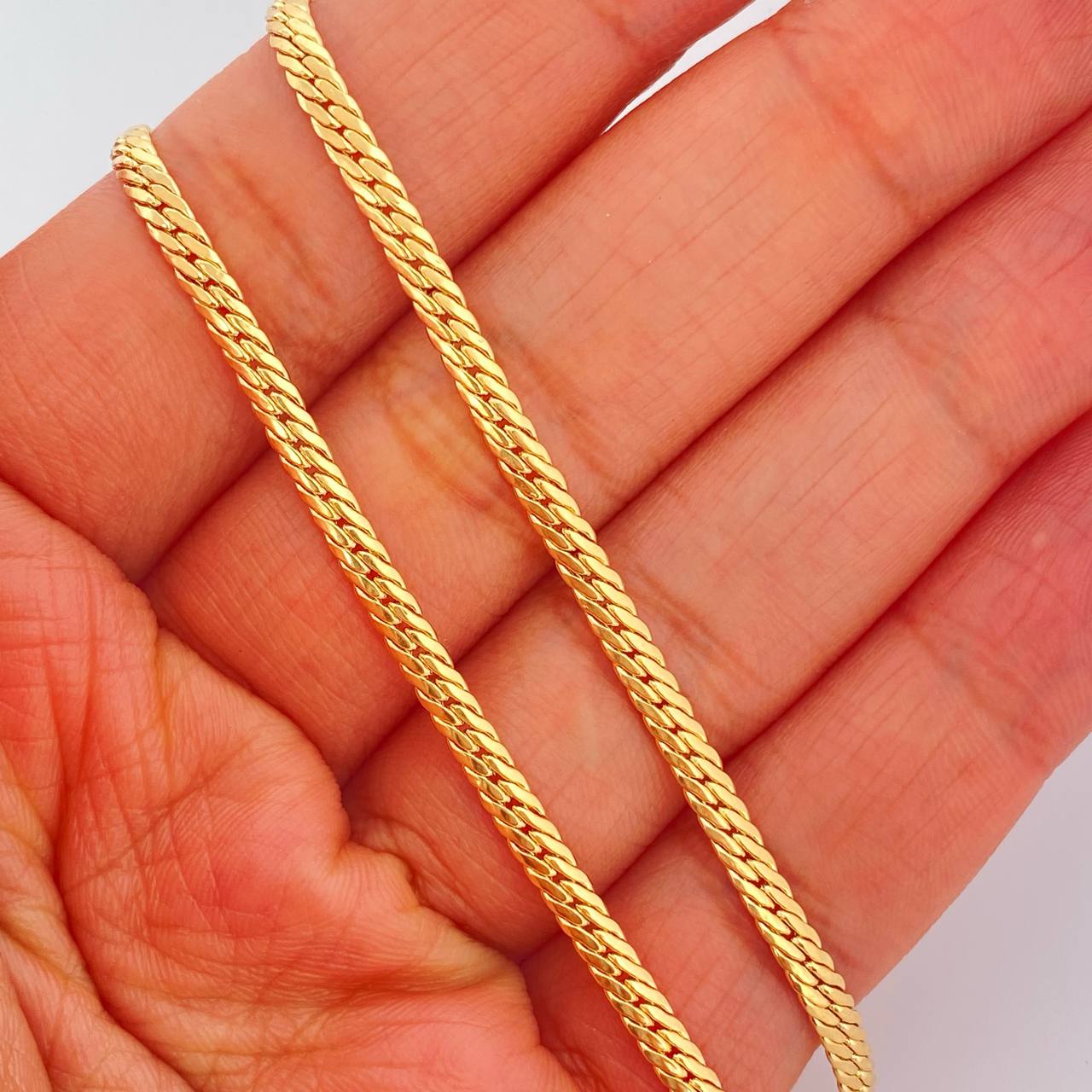 Cadena Serpiente 7.55gr / 60cm / 3mm Oro Amarillo +3 18K &