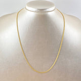 Cadena Garibaldi 1.45gr / 45cm / +3 Oro 18K *