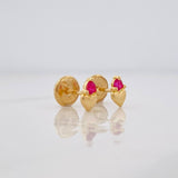 Topos Corazon 0.6g / 3.45mm Oro Amarillo 18K
