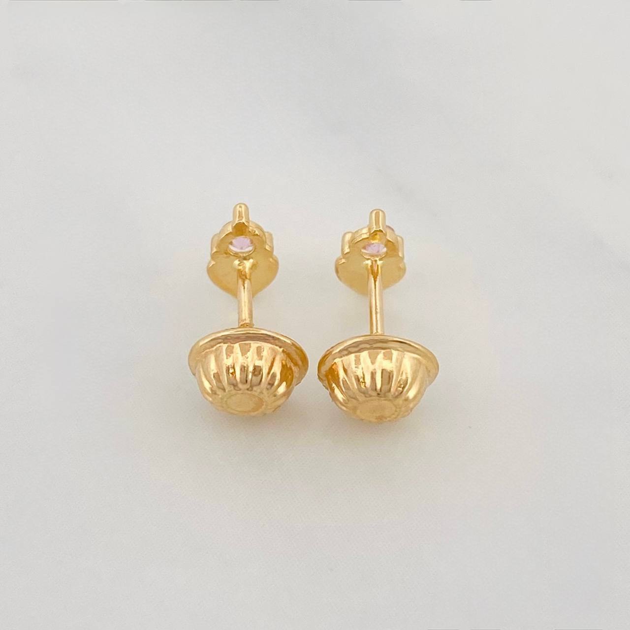 Topos Corazon 0.6g / 3.4mm Oro Amarillo 18K