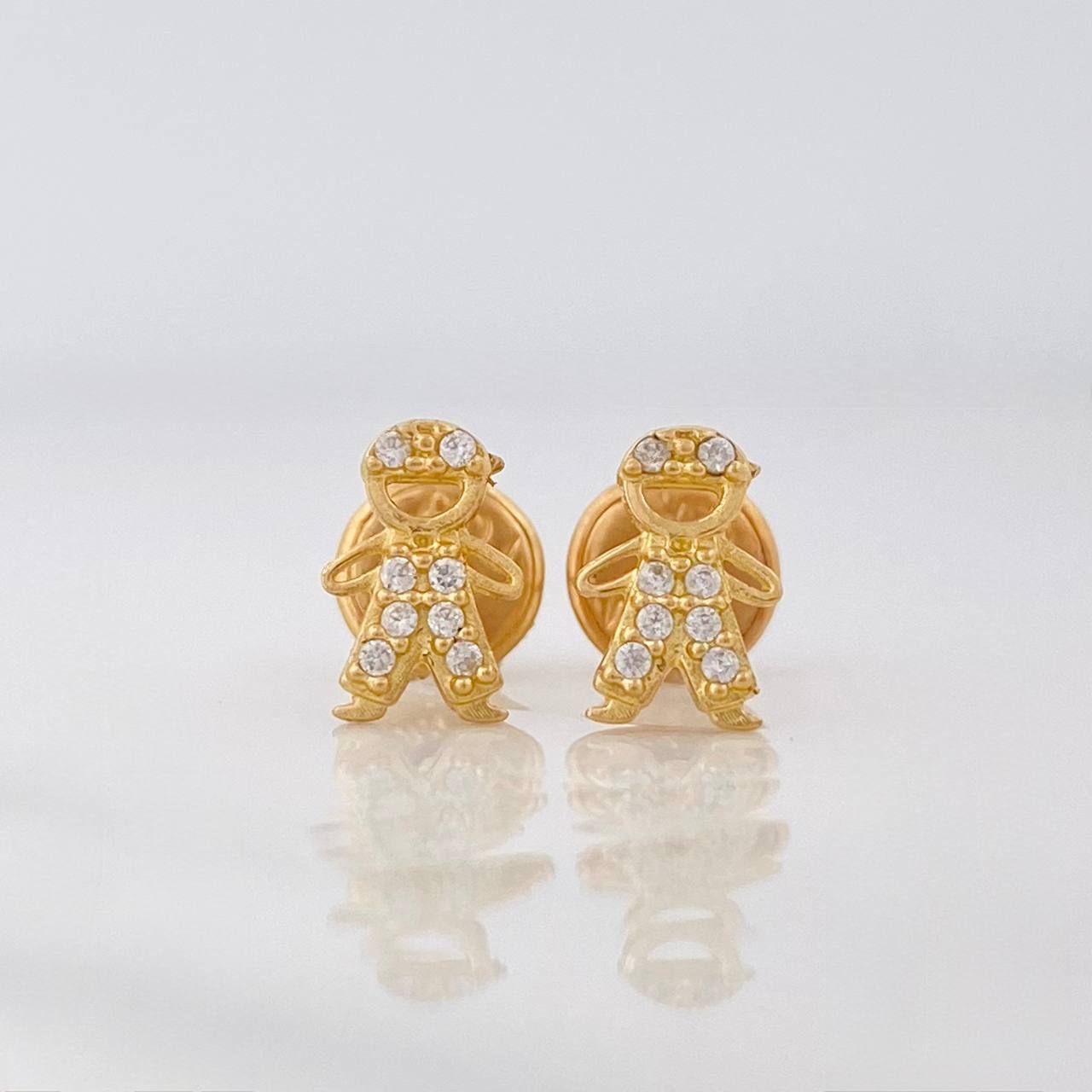 Topos Niña 0.8g / 5.02mm Oro Amarillo 18K