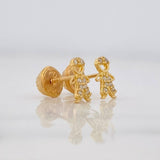 Topos Niña 0.75g / 5.09mm Oro Amarillo 18K