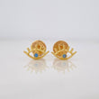 Topos Silueta Ojo 0.65g / 8.38mm Oro Amarillo 18K