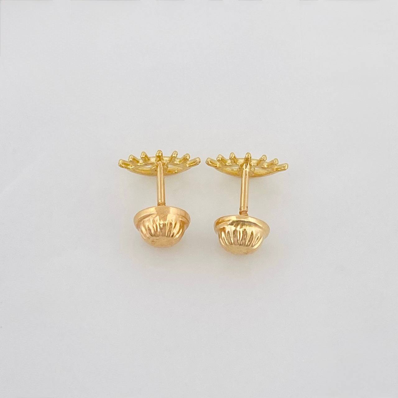 Topos Silueta Ojo 0.65g / 8.38mm Oro Amarillo 18K
