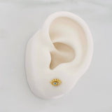 Topos Silueta Ojo 0.65g / 8.38mm Oro Amarillo 18K