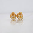 Topos Candado Corazon 0.7g / 4.62mm Oro Amarillo 18K