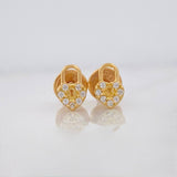 Topos Candado Corazon 0.7g / 4.62mm Oro Amarillo 18K