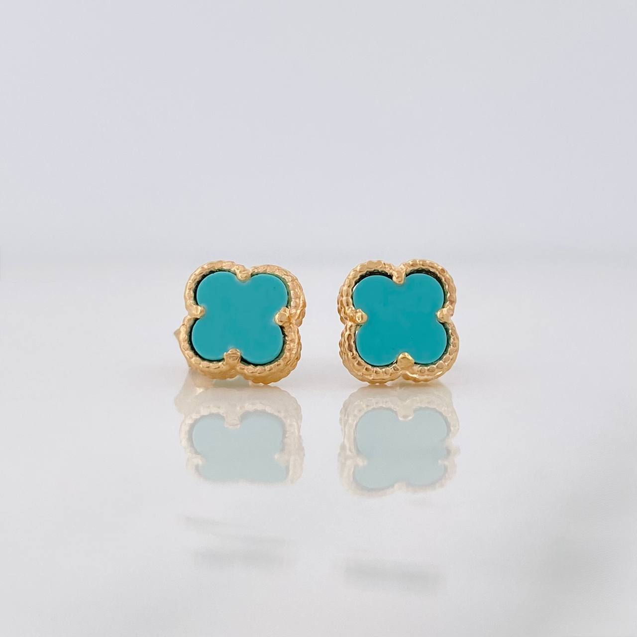 Topos Trebol 1.55g / 6.64mm Oro Amarillo 18K