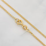 Cadena China 2.8g / 50cm / 1.4mm Oro Amarillo 18K