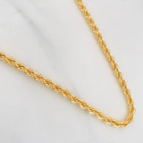 Cadena Lazo 14.7g / 60cm / 4.2mm Oro Amarillo 18K