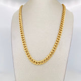 Cadena Cubana 13.6g / 60cm / 6.7mm Oro Amarillo 18K