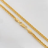 Cadena Franco 6.5g / 60cm / 2.3mm Oro Amarillo 18K