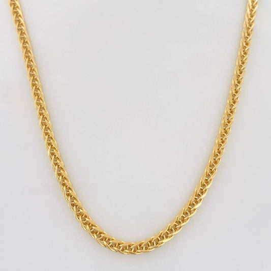 Cadena Franco 6.5g / 60cm / 2.3mm Oro Amarillo 18K