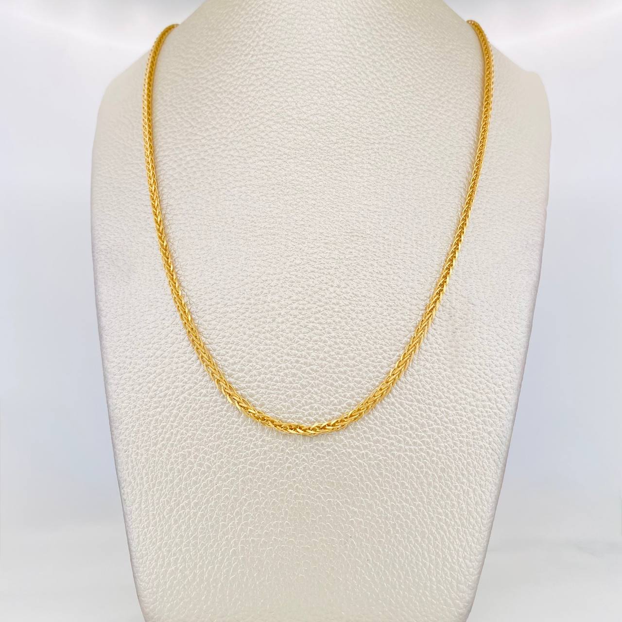 Cadena Franco 6.5g / 60cm / 2.3mm Oro Amarillo 18K