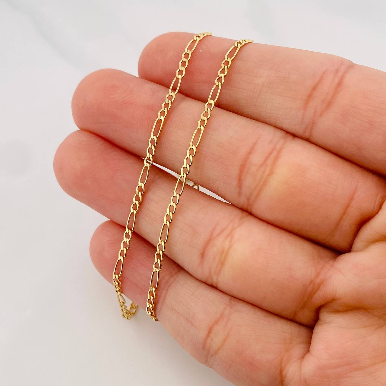 Cadena Figaro 1.55g / 45cm / 1.8mm Oro Amarillo 18K