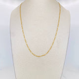 Cadena Figaro 1.55g / 45cm / 1.8mm Oro Amarillo 18K