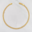 Pulso Cubano 2.35g / 21cm / 3.4mm Oro Amarillo 18K