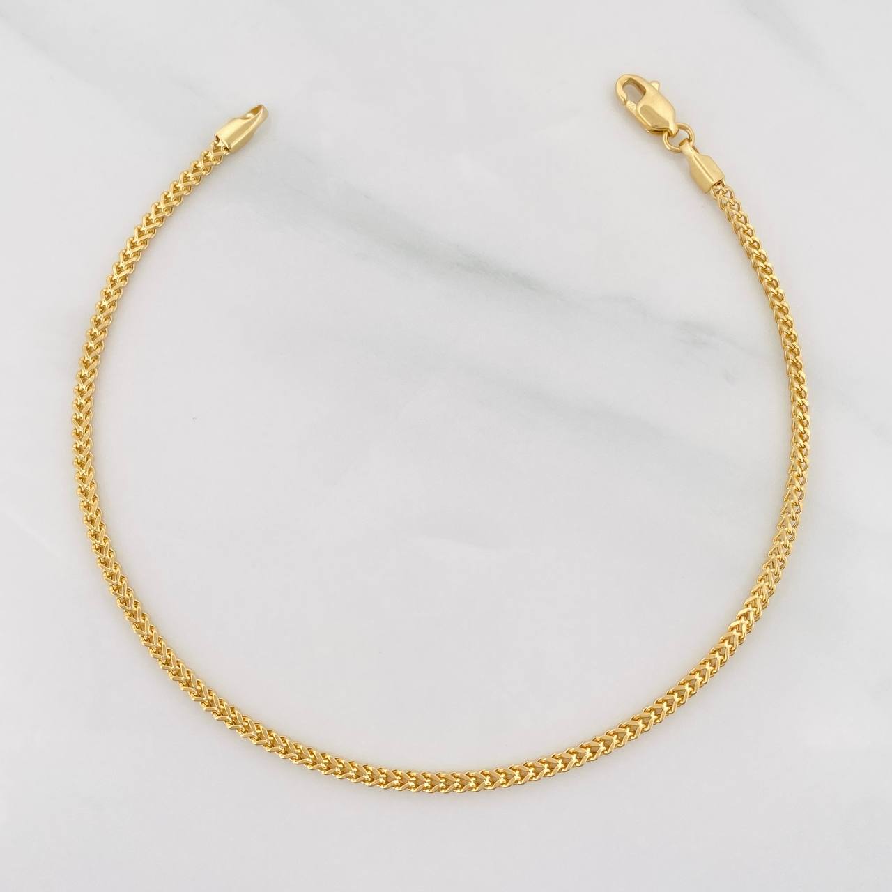 Pulso Franco 1.75g / 19cm / 1.8mm Oro Amarillo 18K
