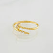 Anillo Clavo 1.6g / T7 1/2 Oro Amarillo 18K