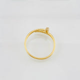 Anillo Clavo 1.6g / T7 1/2 Oro Amarillo 18K