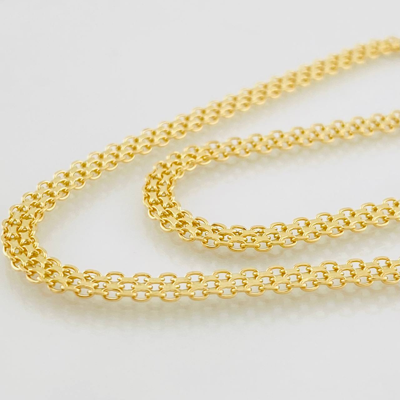 Cadena China 10.1g / 45cm / 3.8mm Oro Amarillo 18K