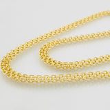 Cadena China 10.1g / 45cm / 3.8mm Oro Amarillo 18K
