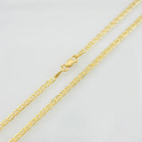 Cadena Escalera 4.25g / 50cm / 2.24mm Oro Amarillo 18K