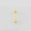 Piercing Barra 0.35g / 2cm Oro Amarillo 18K