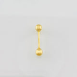Piercing Barra 0.35g / 2cm Oro Amarillo 18K