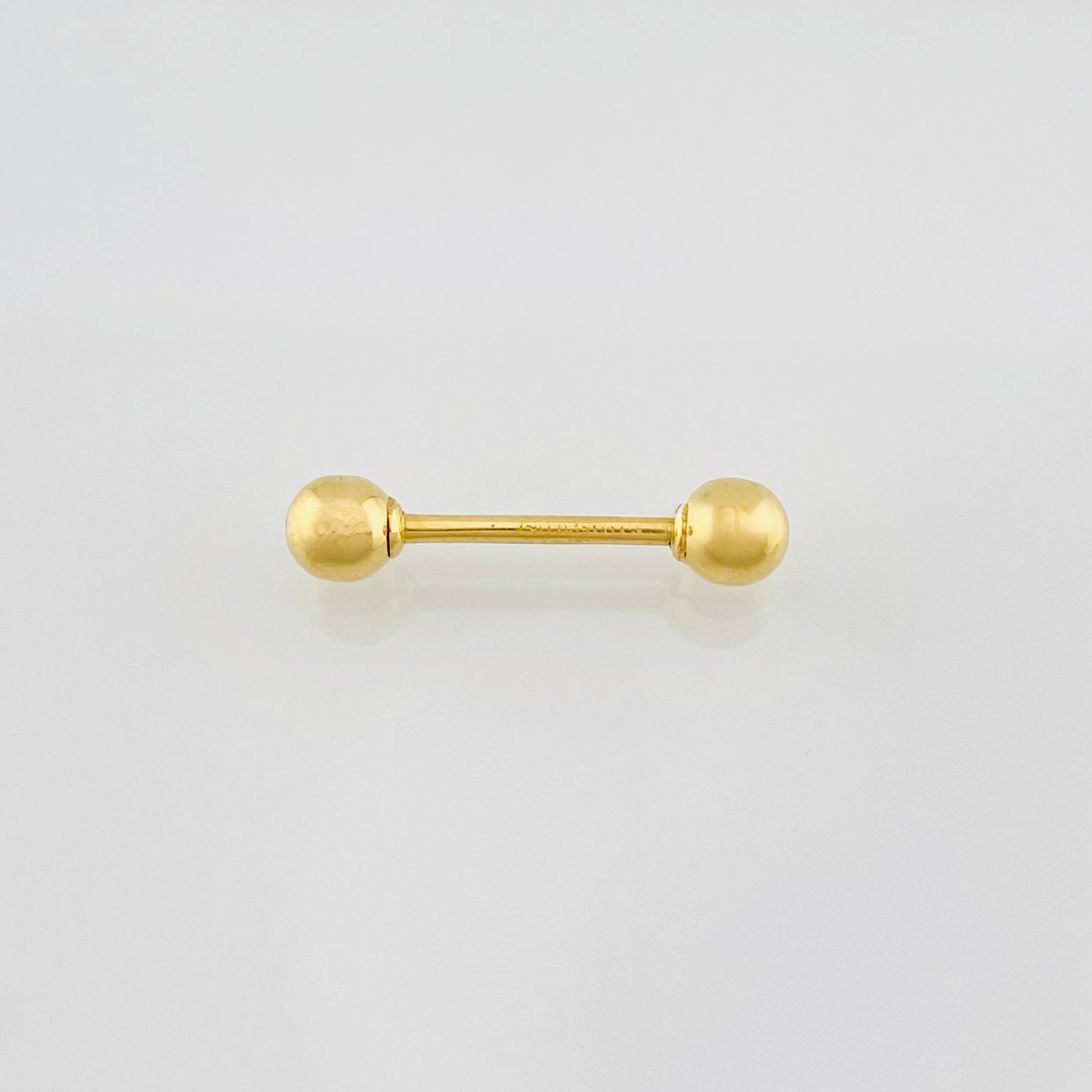 Piercing Barra 0.35g / 2cm Oro Amarillo 18K
