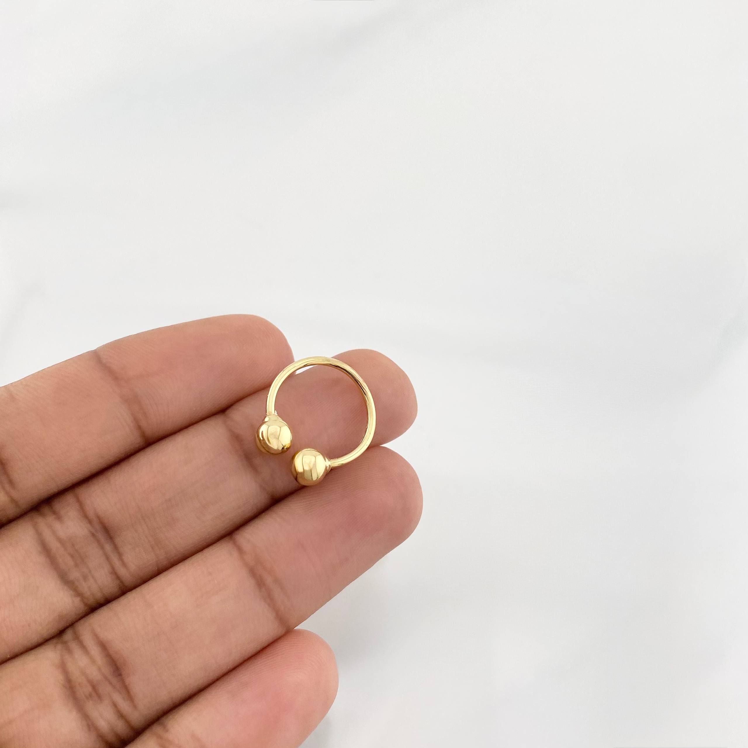 Piercing U 0.95g / 1.5cm Oro Amarillo 18K
