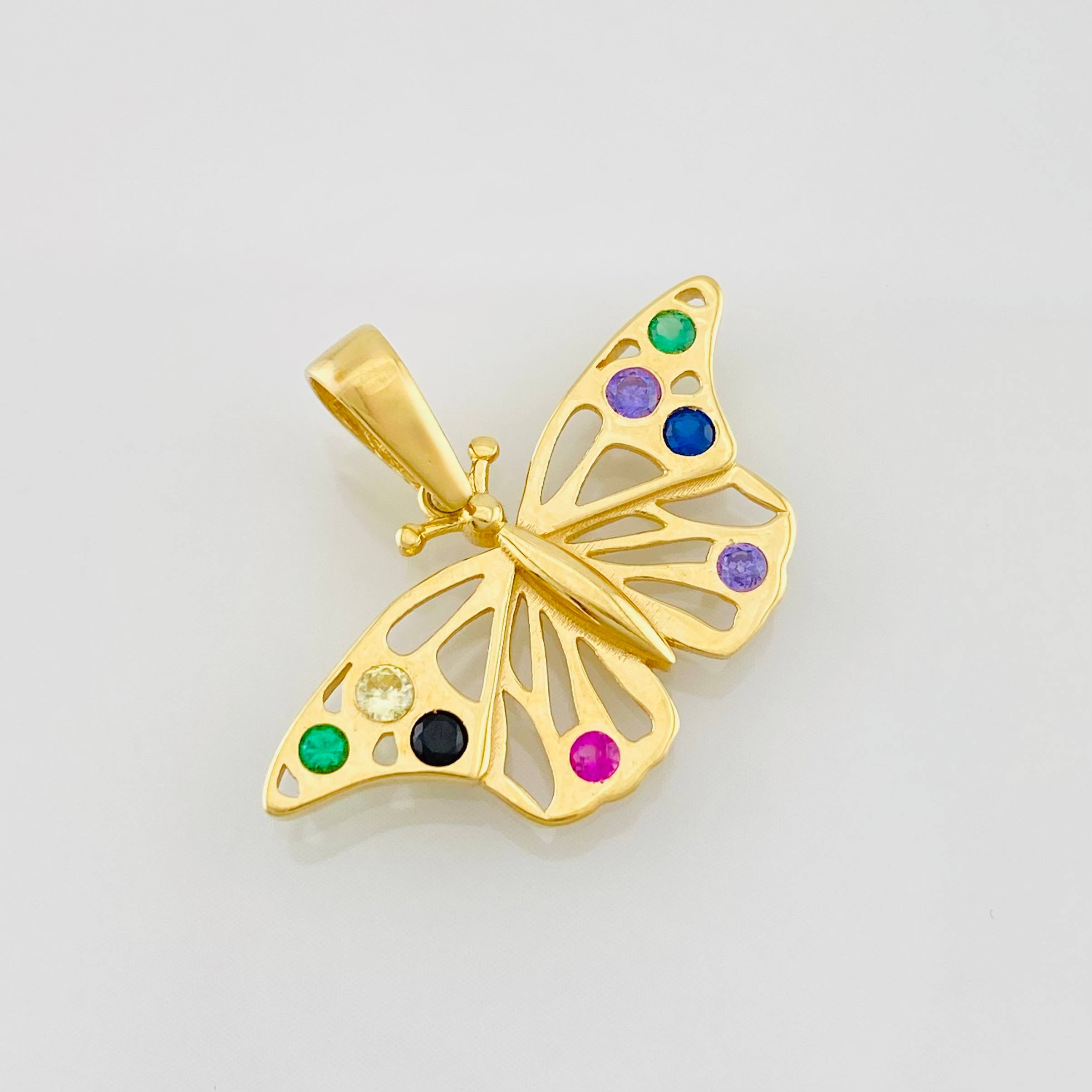 Dije Mariposa 1.95g / 2cm Oro Amarillo 18K