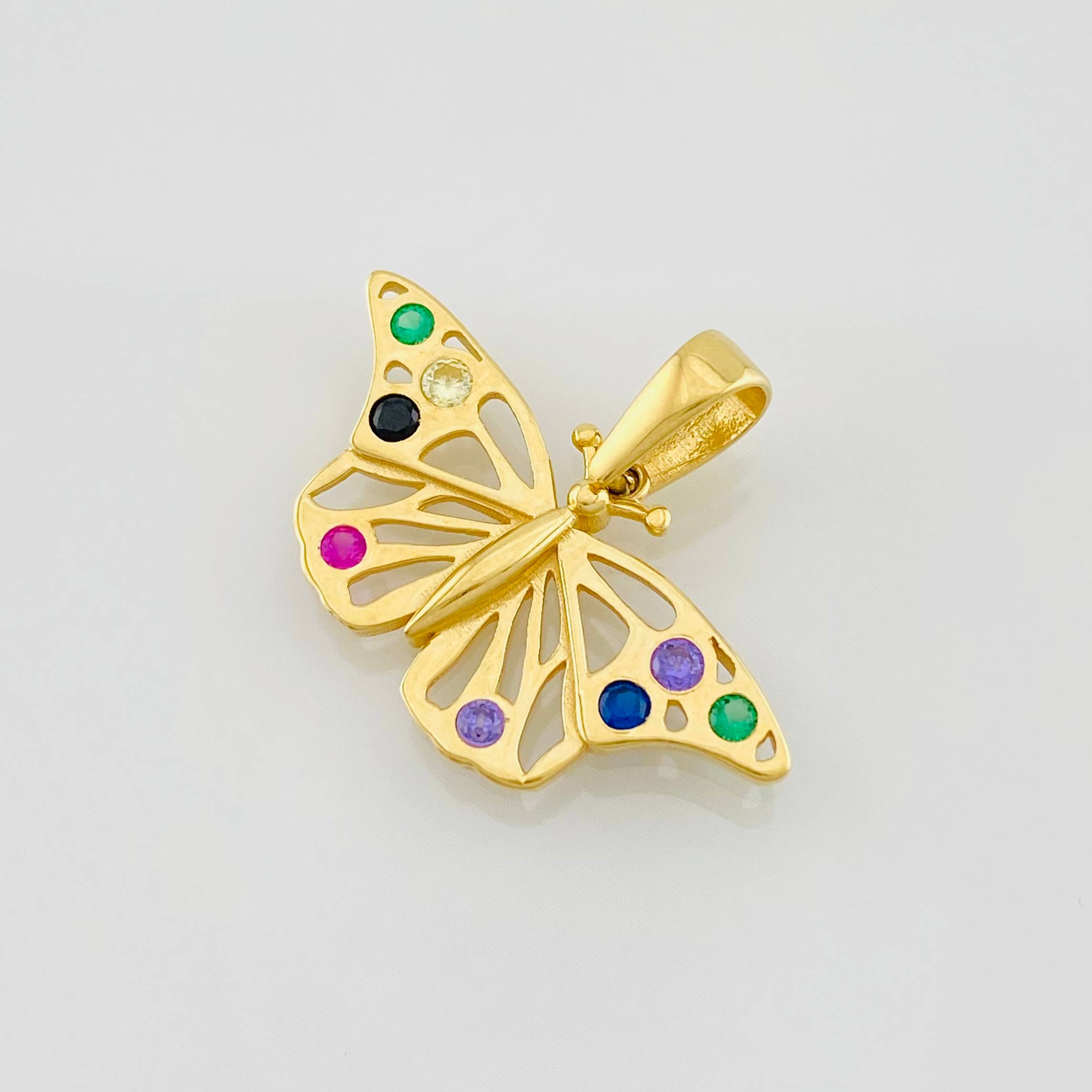Dije Mariposa 1.95g / 2cm Oro Amarillo 18K