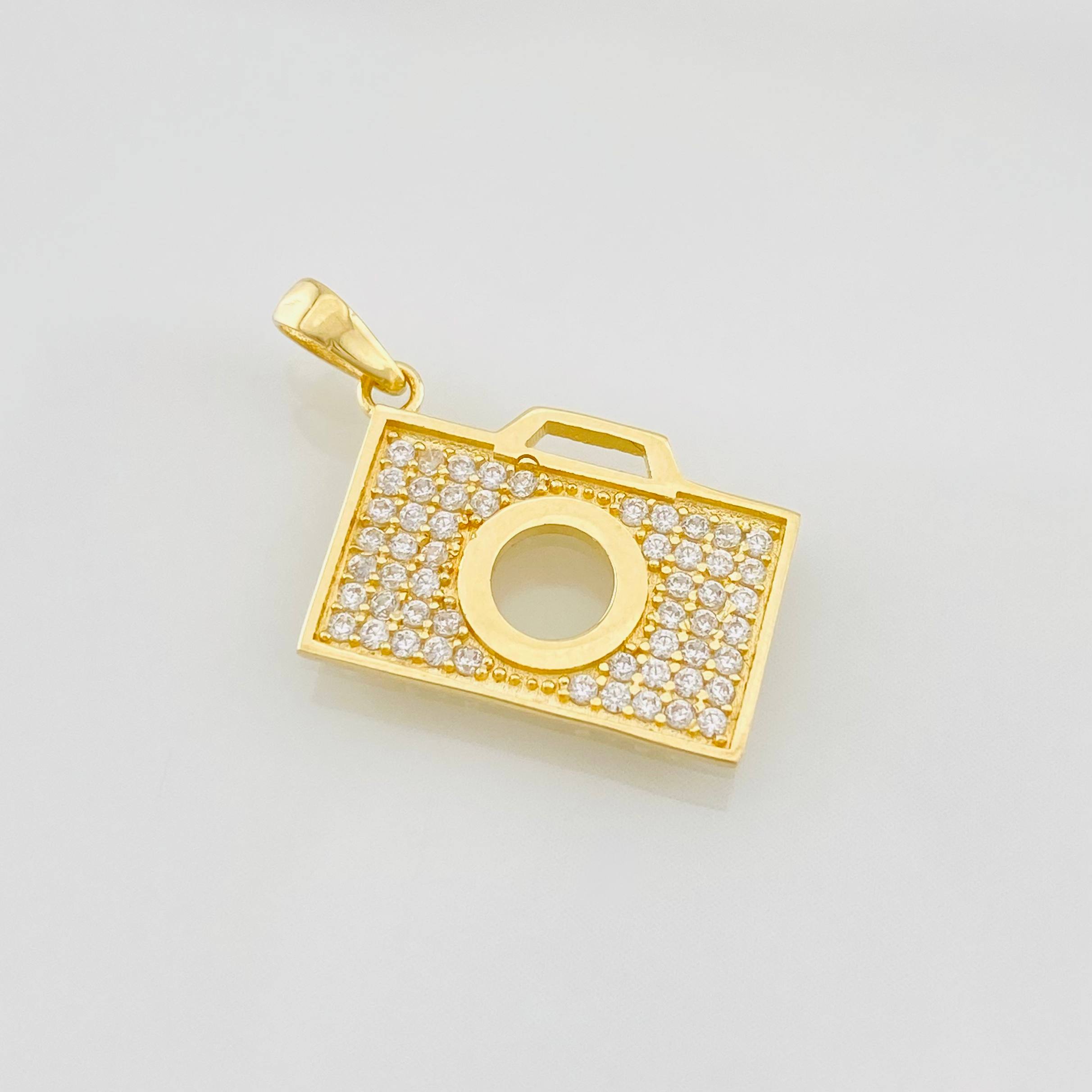 Dije Camara Fotografica 1.35g / 2cm Oro Amarillo 18K