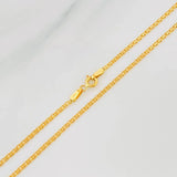 Cadena China 4.2g / 45cm / 0.19mm Oro Amarillo 18K
