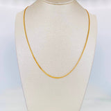 Cadena China 4.05g / 60cm / 1.8mm Oro Amarillo 18K