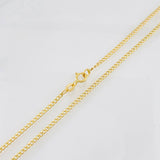 Cadena Cubana 1.1g / 40cm / 1.6mm Oro Amarillo 18K