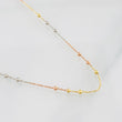 Cadena Aro Seguido 1.9g / 50cm / 0.8mm Tres Oros 18K