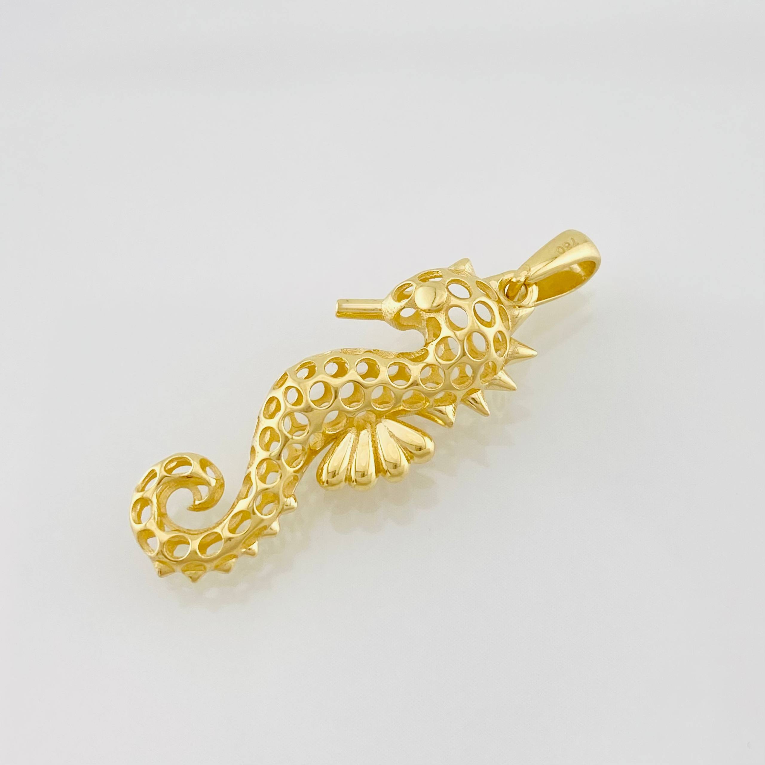 Dije Caballito de Mar 2.1g / 3cm Oro Amarillo 18K