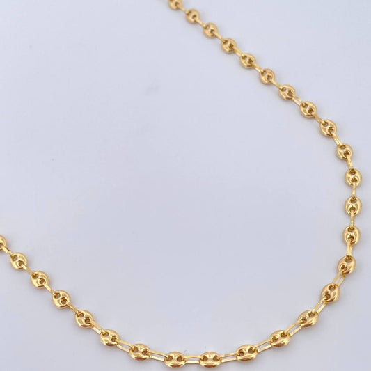 Cadena Gc 4.8gr / 45.5cm / 3.2mm Oro Amarillo 18K &