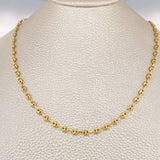 Cadena Gc 4.85gr / 45.6cm / 3mm Oro Amarillo 18K &